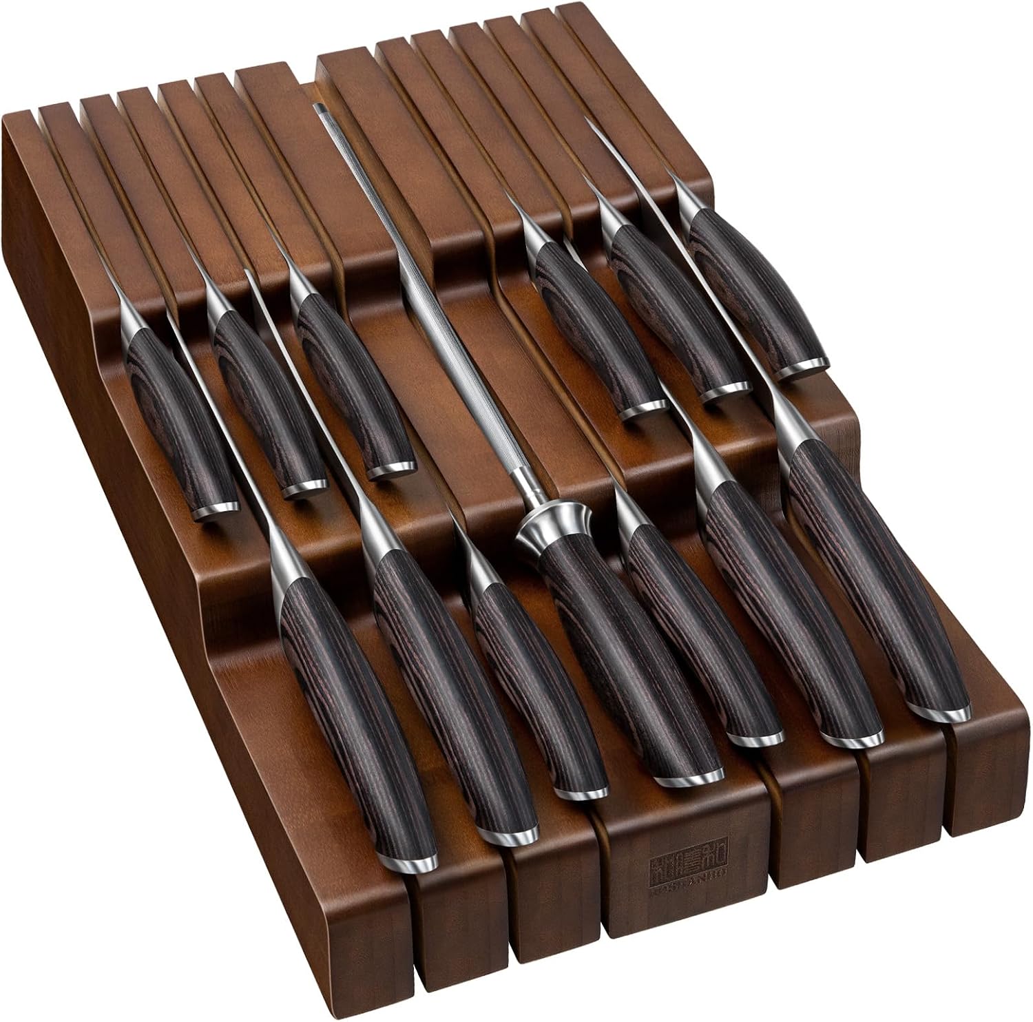 HOSHANHO Kitchen Knife Set with Block