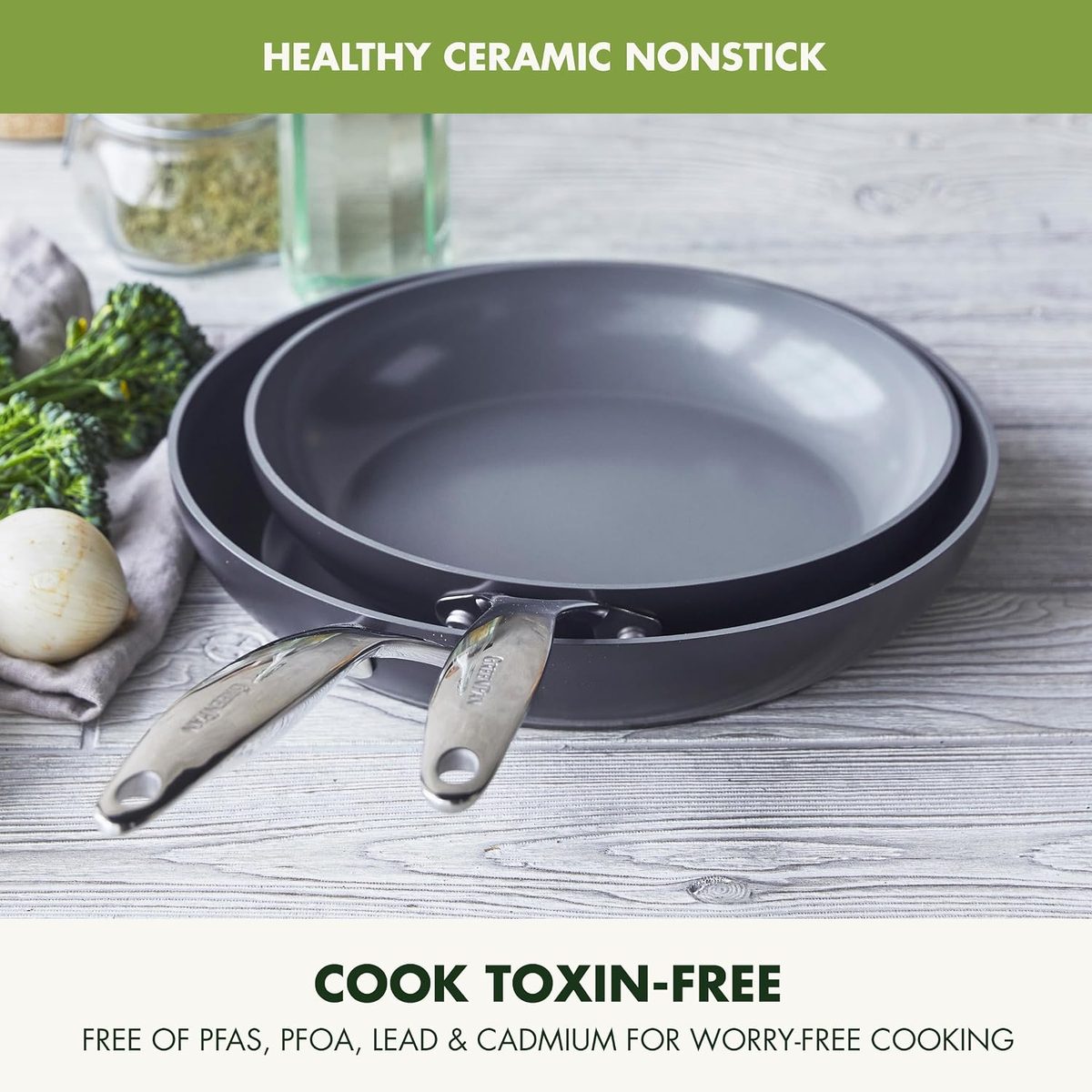  GreenPan Valencia Pro Ceramic Nonstick 12-inch — perfect for family meals