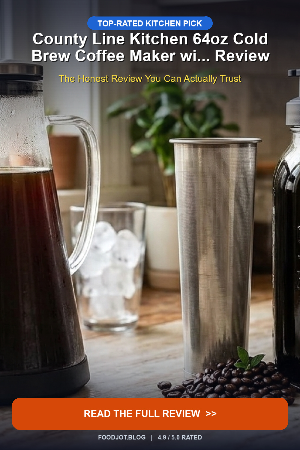 County Line Kitchen 64oz Cold Brew Coffee Maker wi... - Pinterest Pin