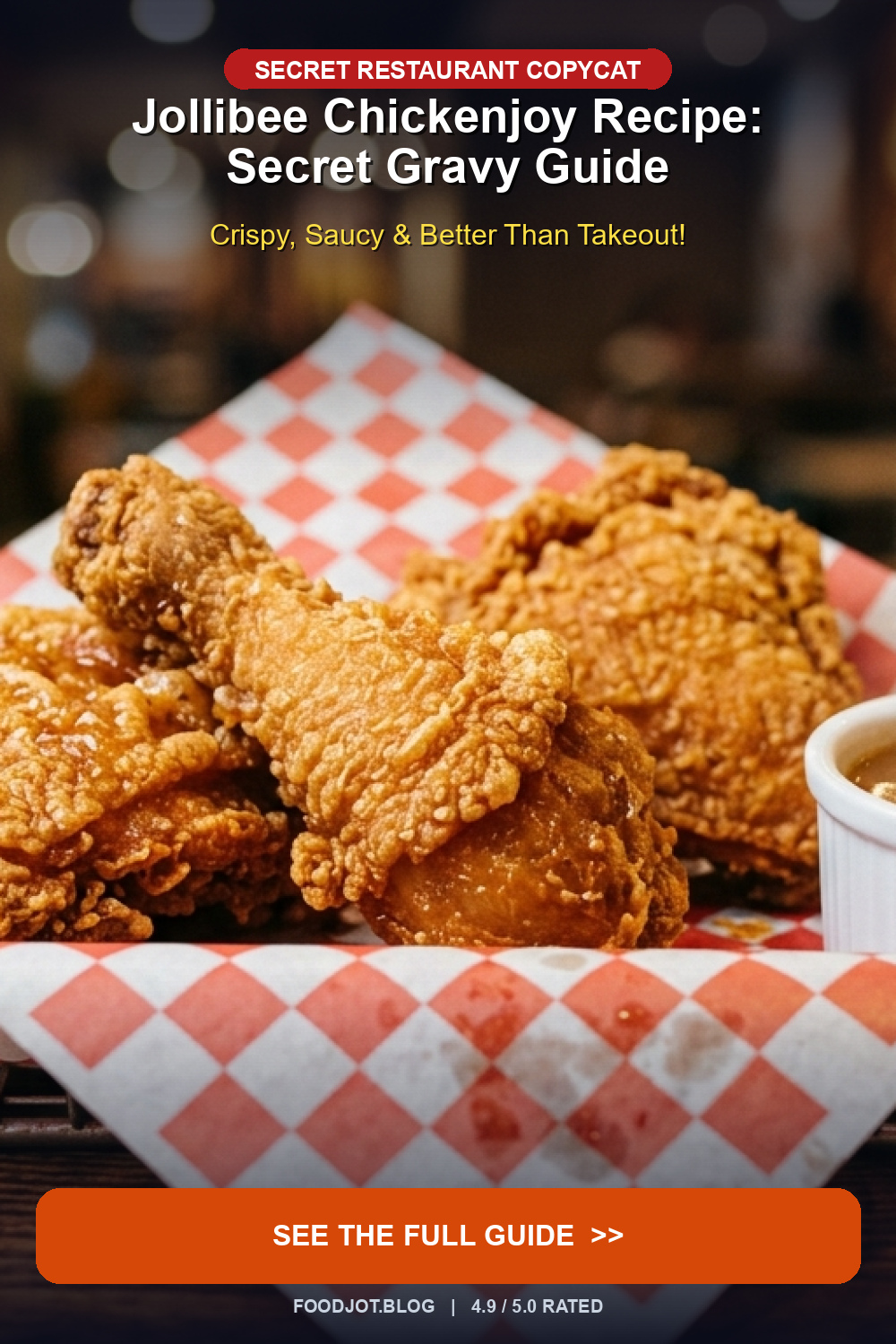 Jollibee Chickenjoy Recipe - Pinterest Pin