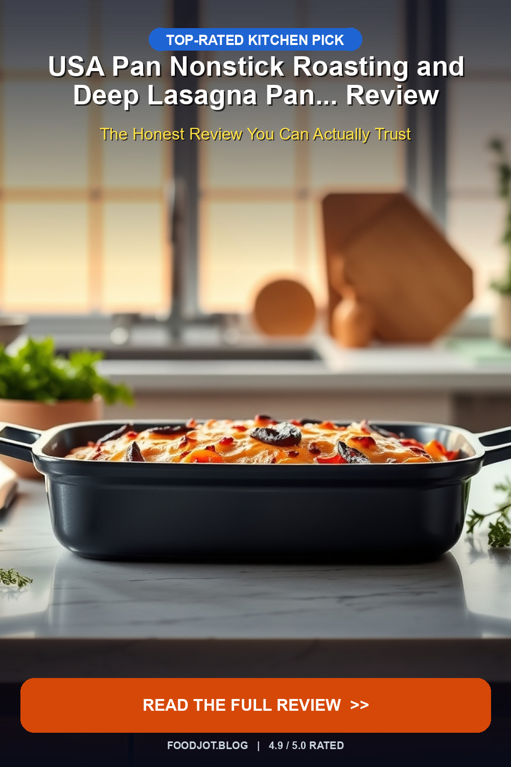 USA Pan Nonstick Roasting and Deep Lasagna Pan... ... - Pinterest Pin