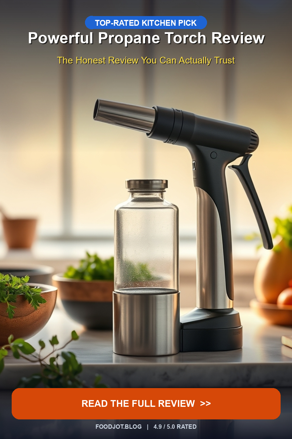 Powerful Propane Torch Review - Pinterest Pin