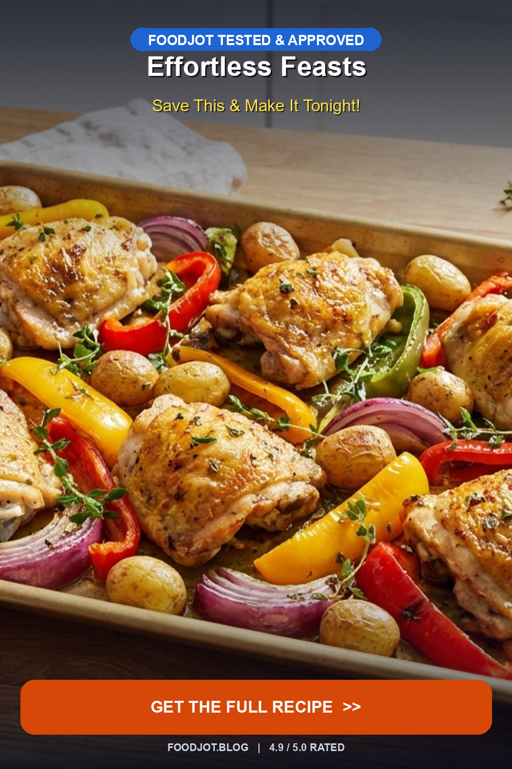 Effortless Feasts - Pinterest Pin