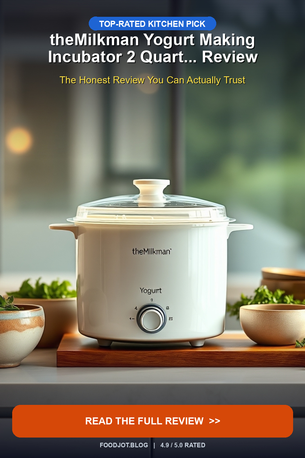 theMilkman Yogurt Making Incubator 2 Quart... Revi... - Pinterest Pin