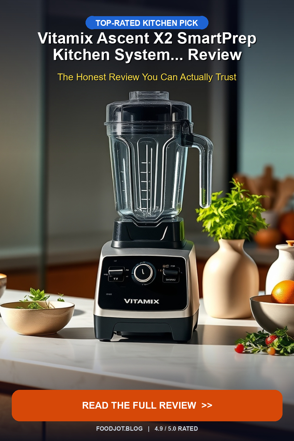 Vitamix Ascent X2 SmartPrep Kitchen System... Revi... - Pinterest Pin