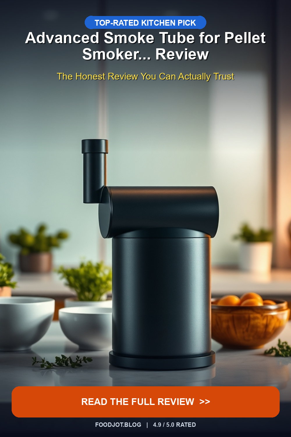 Advanced Smoke Tube for Pellet Smoker... Review - Pinterest Pin