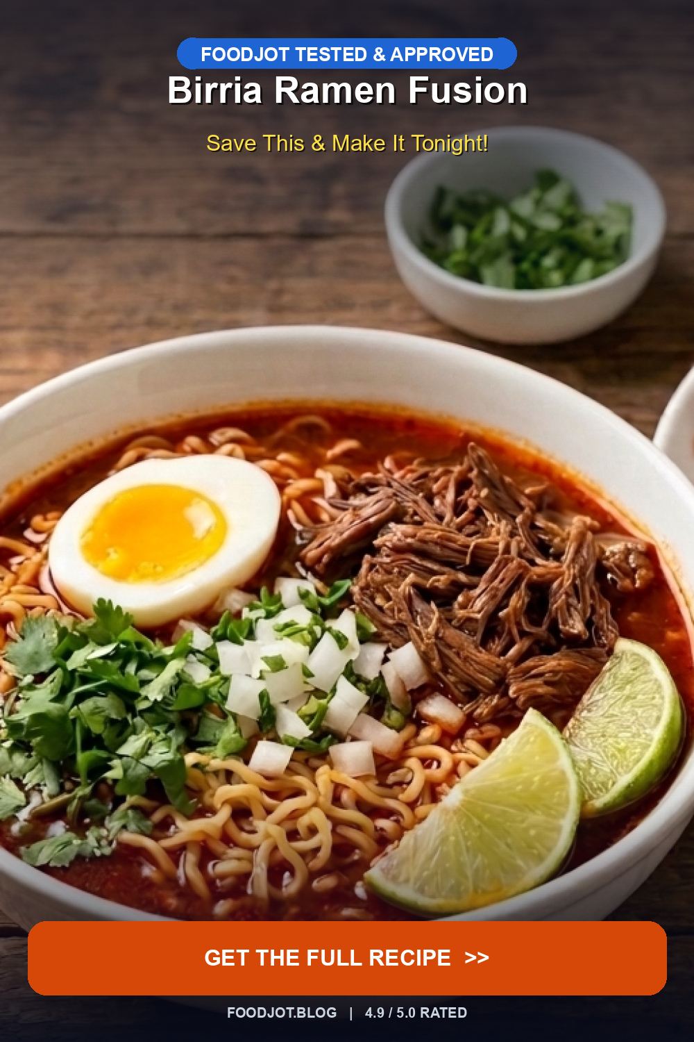Birria Ramen Fusion - Pinterest Pin
