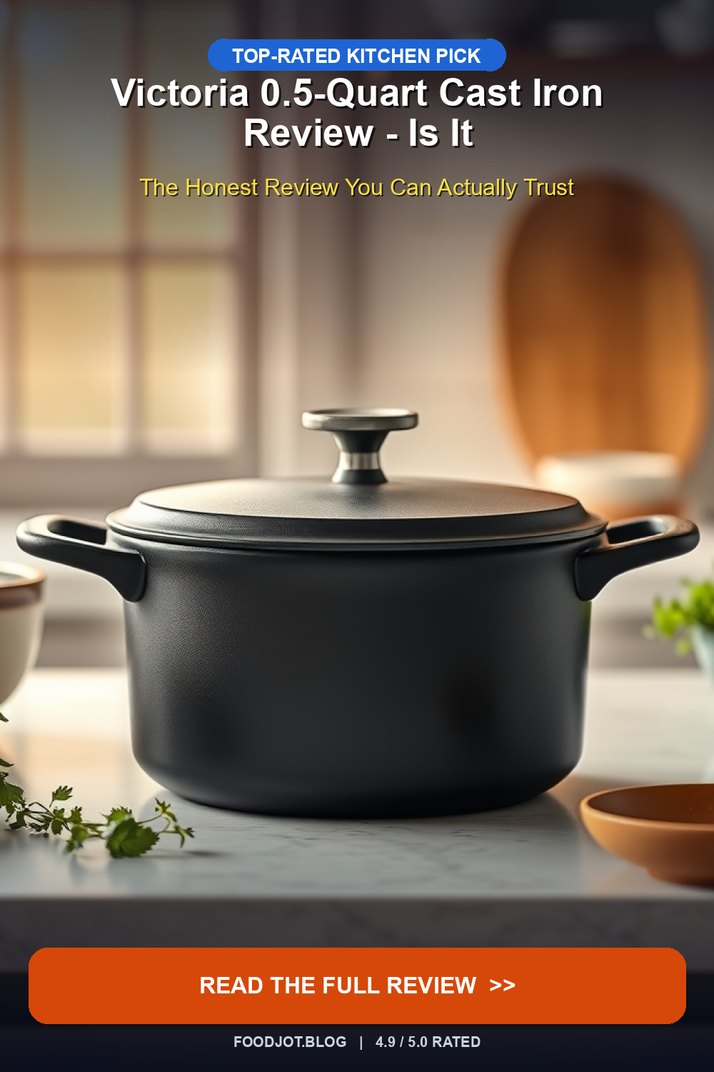 Victoria 0.5-Quart Cast Iron Review - Is It Worth ... - Pinterest Pin