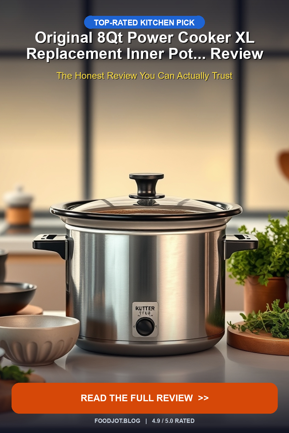 Original 8Qt Power Cooker XL Replacement Inner Pot... - Pinterest Pin