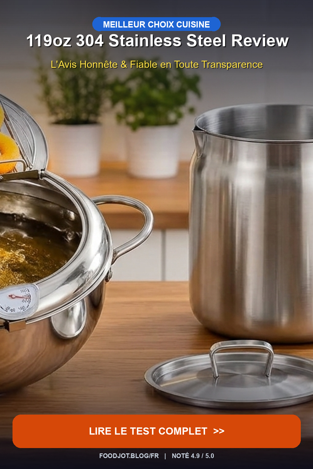 119oz 304 Stainless Steel Review - Pinterest Pin