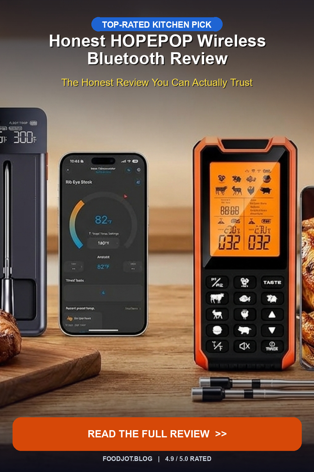Honest HOPEPOP Wireless Bluetooth Review - Pinterest Pin