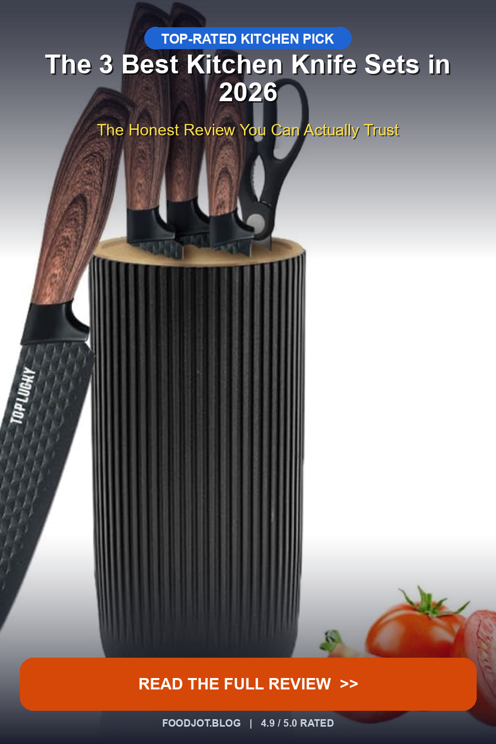 The 3 Best Kitchen Knife Sets in 2026 - Pinterest Pin