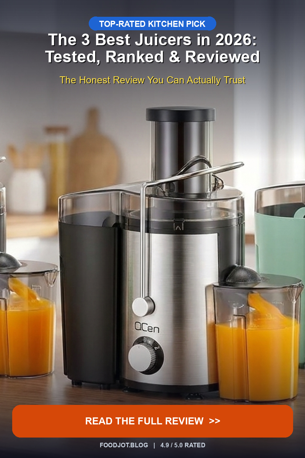 The 3 Best Juicers in 2026 - Pinterest Pin