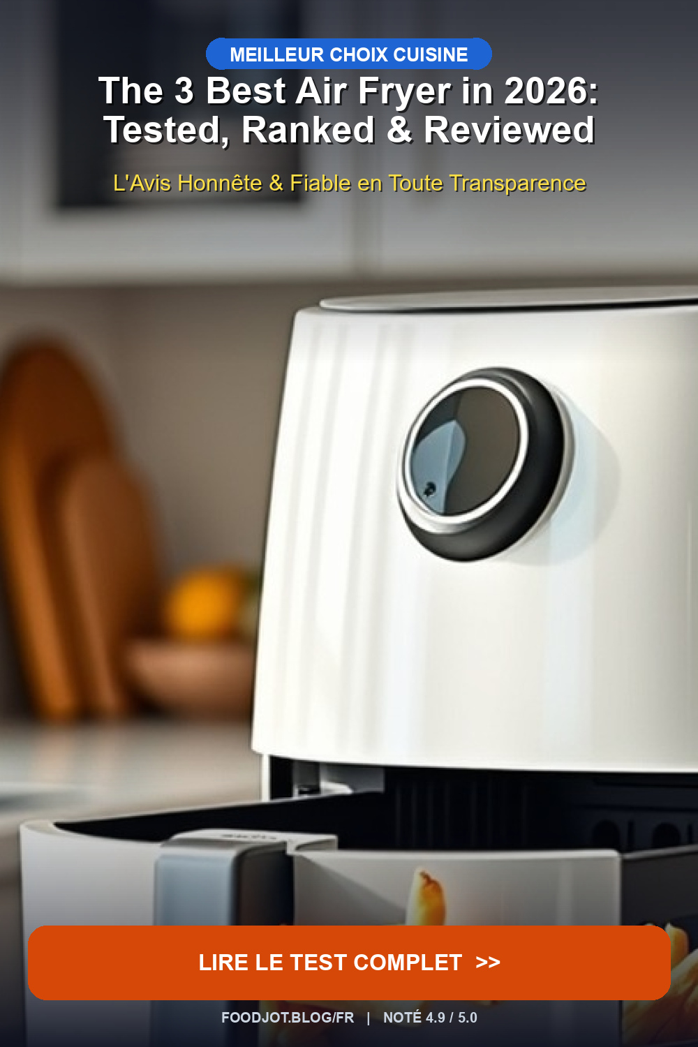 The 3 Best Air Fryer in 2026 - Pinterest Pin