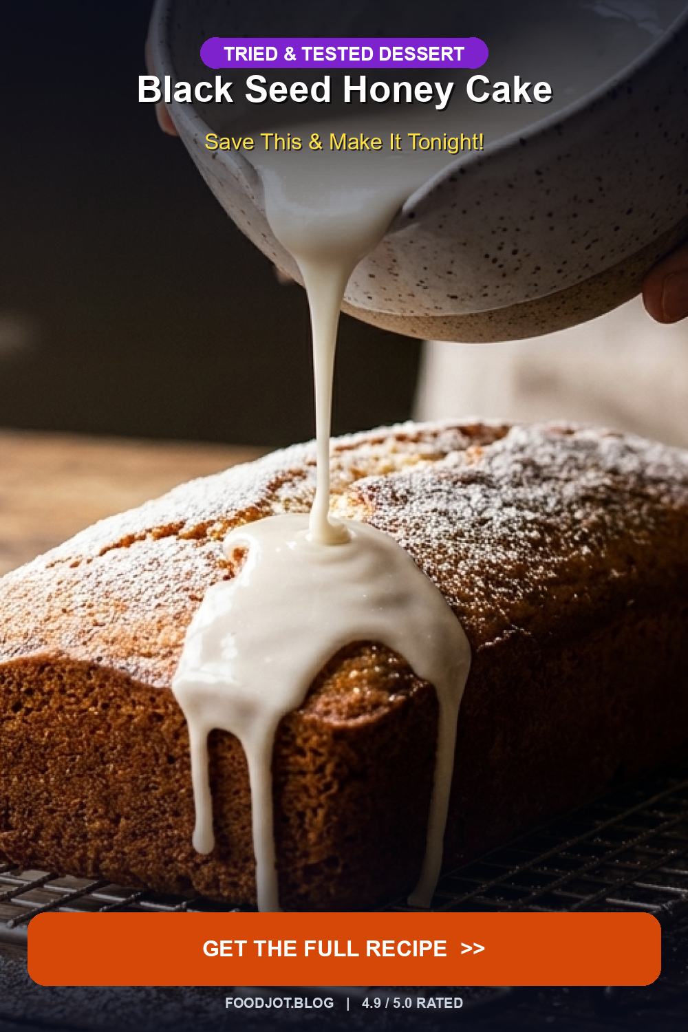 Black Seed Honey Cake — The Ancient Remedy That Be... - Pinterest Pin